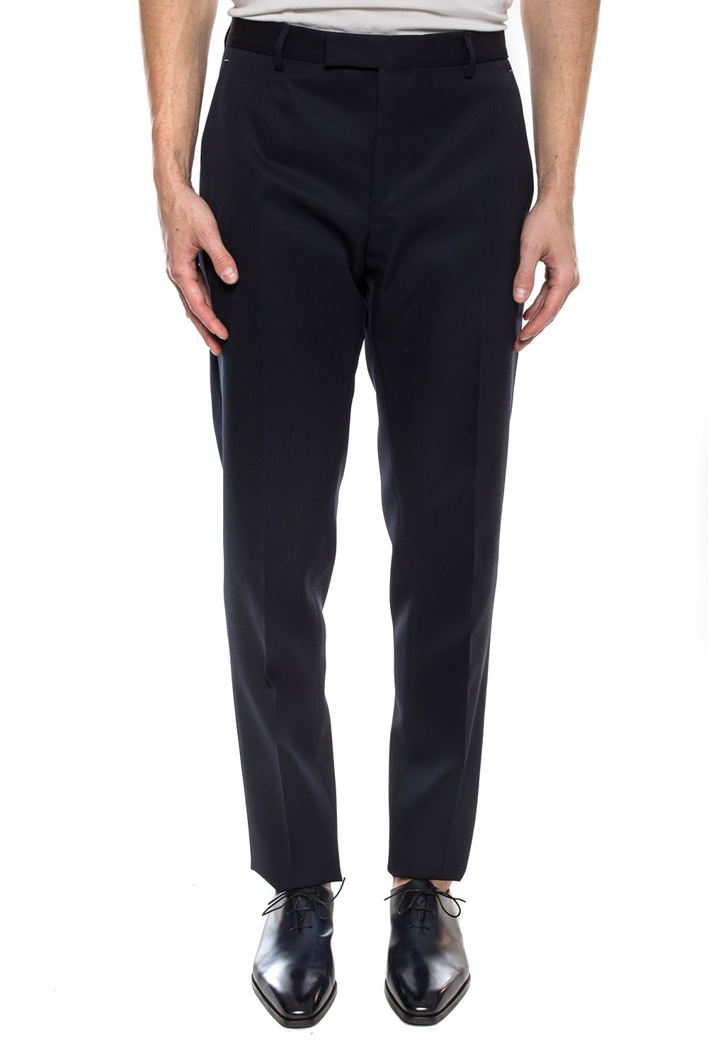 Berluti Wool pleat-front trousers